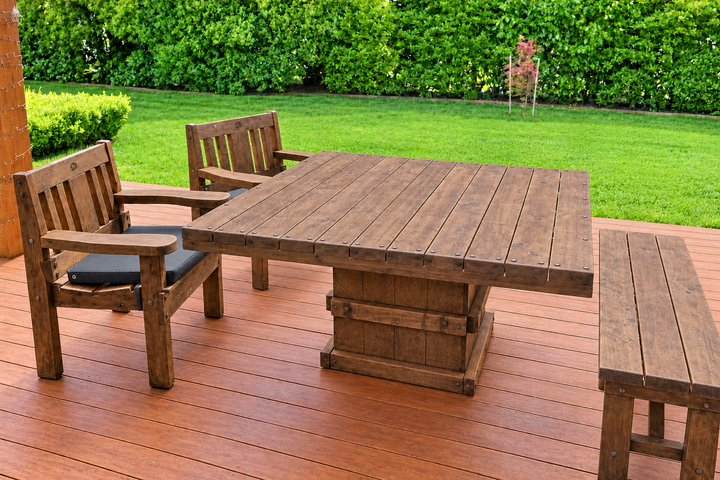 Square Woolpress Outdoor Table