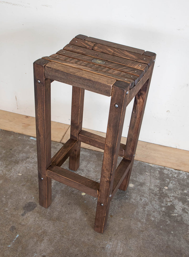 Wood Slat Stools