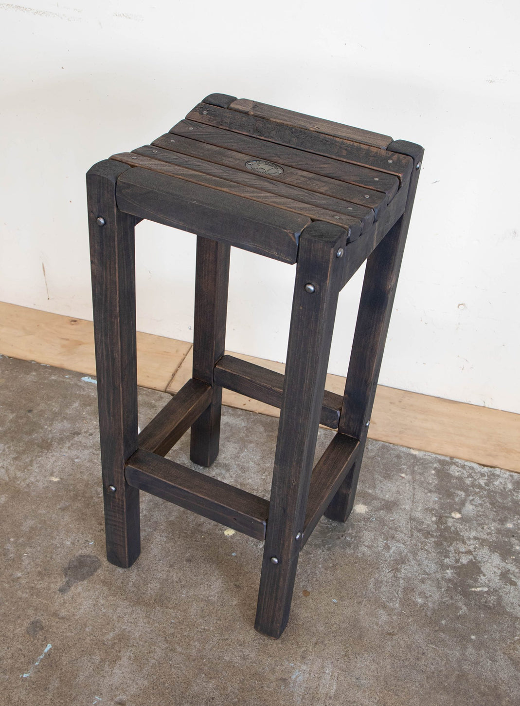 Wood Slat Stools