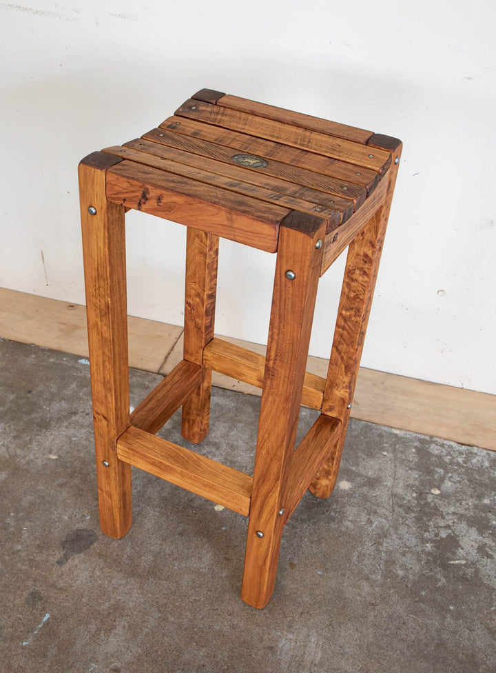 Wood Slat Stools