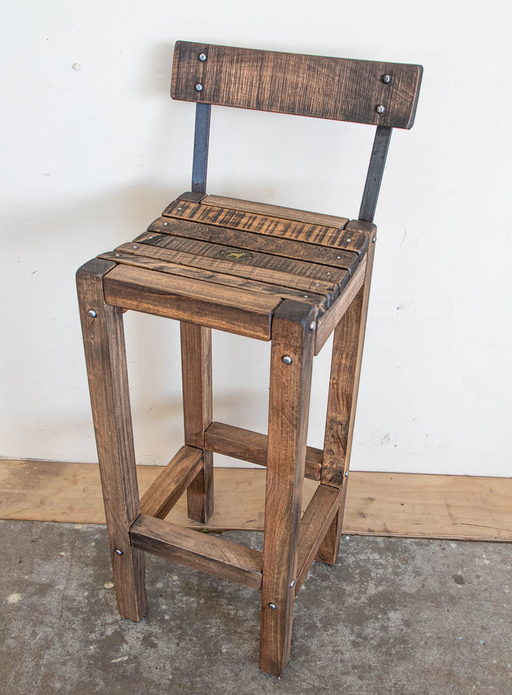 Wood Slat Stools