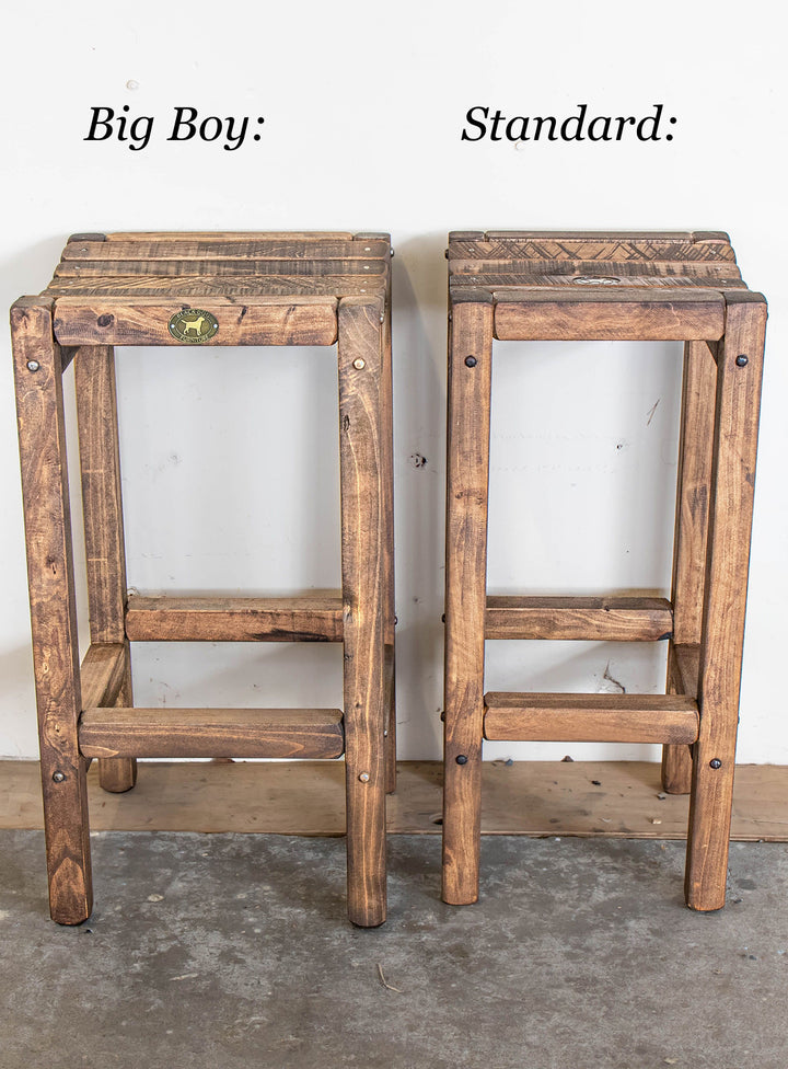 Wood Slat Stools